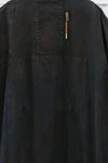 Boris Bidjan Saberi 24 autumn and winter mid-length multi-wear French coat trench coat craftsman German COAT1.D-FKU10002-DIRTY DENIM